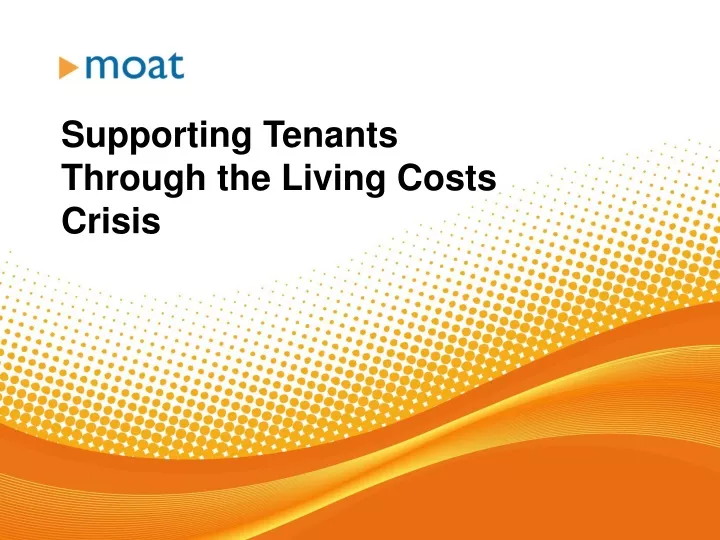 supporting tenants t hrough the living costs