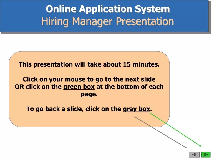 online application system