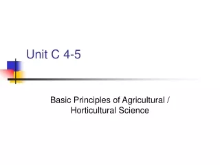Unit C 4-5