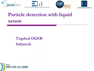 Particle detection with liquid xenon