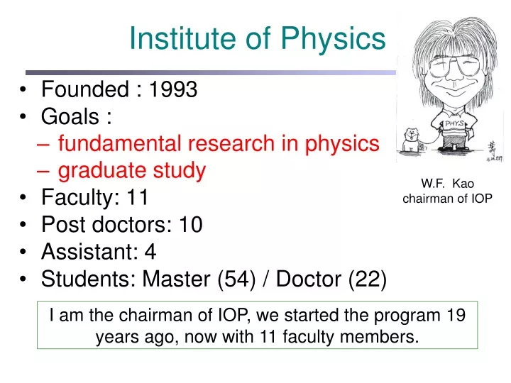 institute of physics