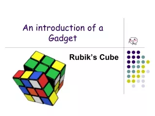 An introduction of a Gadget