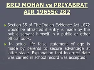 BRIJ MOHAN vs PRIYABRAT AIR 1965Sc 282