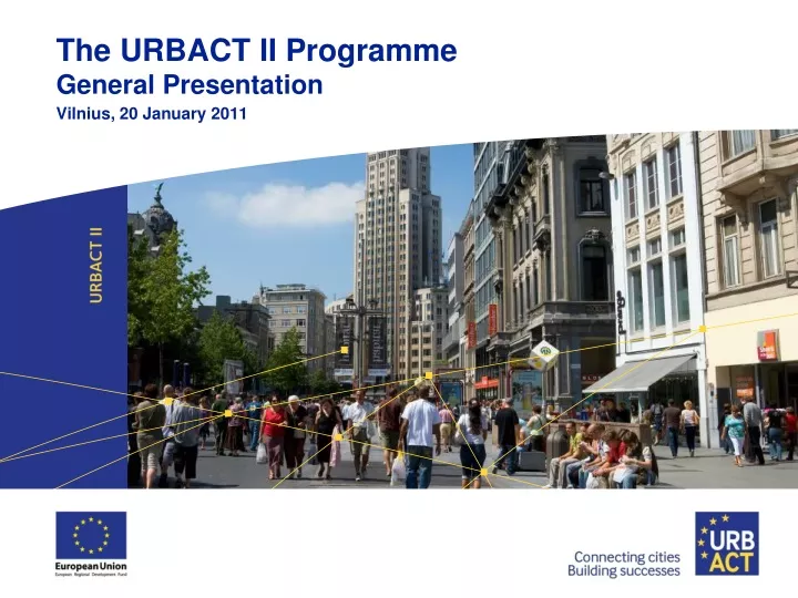 the urbact ii programme general presentation