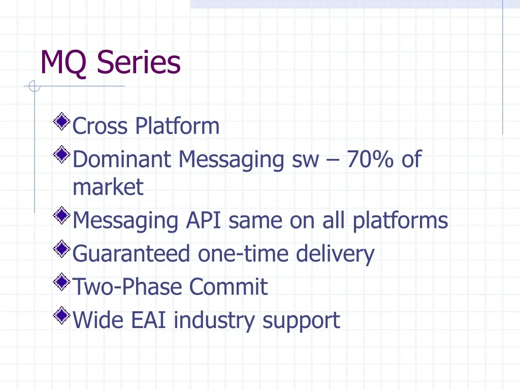 PPT - IBM MQ Series: Cross-Platform Messaging API Solutions PowerPoint ...