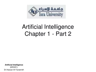 Artificial Intelligence Chapter 1 - Part 2