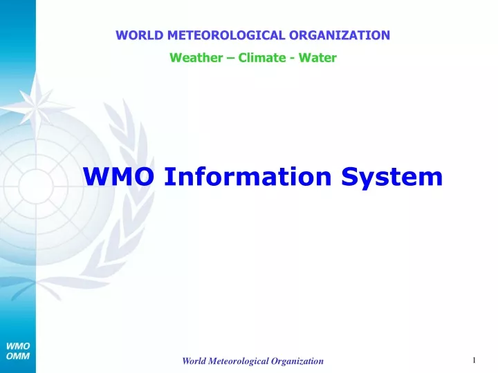 wmo information system