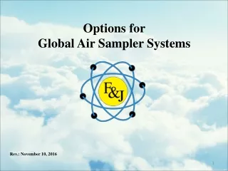 Options for Global Air Sampler Systems