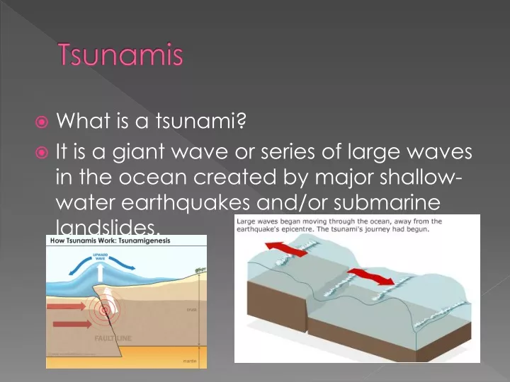 tsunamis