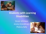 Understanding Learning Disabilities in Students: Definitions & Activities - slide 1