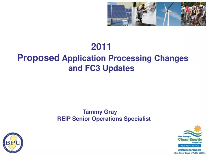 2011 proposed application processing changes and fc3 updates