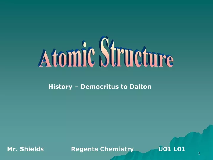 atomic structure