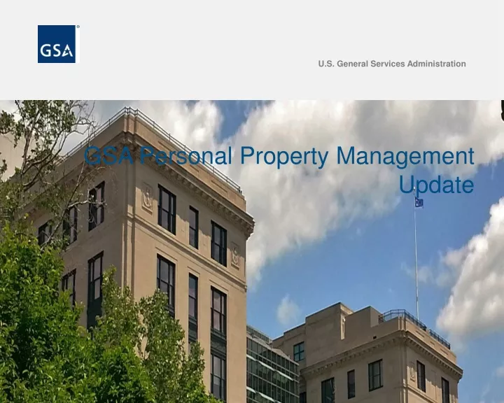 gsa personal property management update