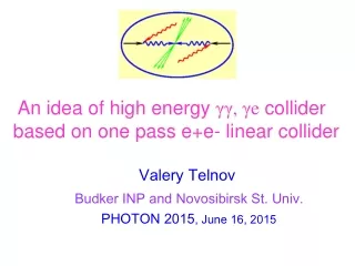 An idea of high energy  γγ ,  γ e  collider based on one pass e+e- linear collider