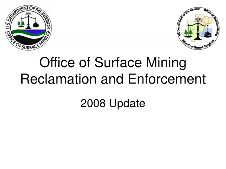 office of surface mining reclamation