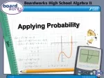 Applying Probability - slide 1