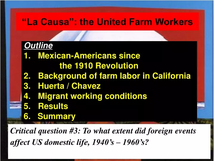 la causa the united farm workers