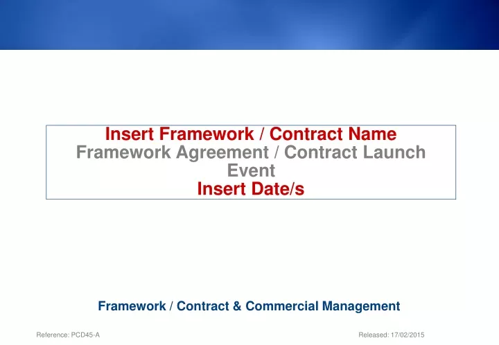 insert framework contract name framework