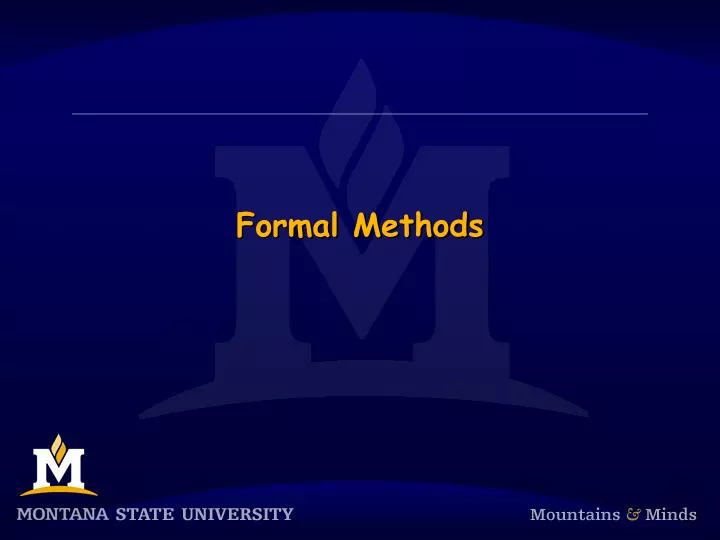 formal methods