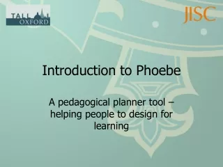 Introduction to Phoebe
