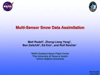 Multi-Sensor Snow Data Assimilation