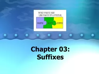 Chapter 03: Suffixes