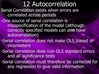 12 Autocorrelation