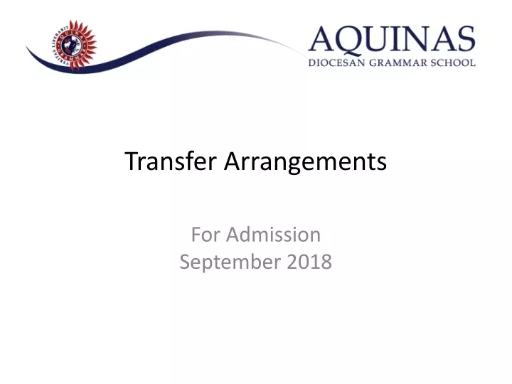 transfer arrangements