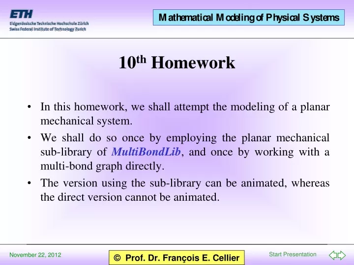 10 th homework