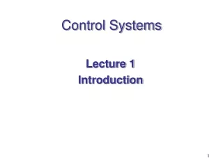 Control Systems