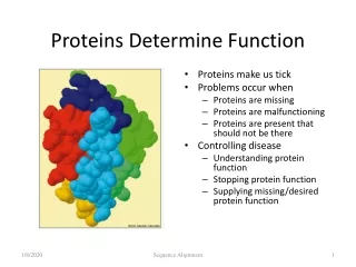 Proteins Determine Function