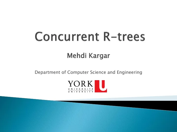 concurrent r trees