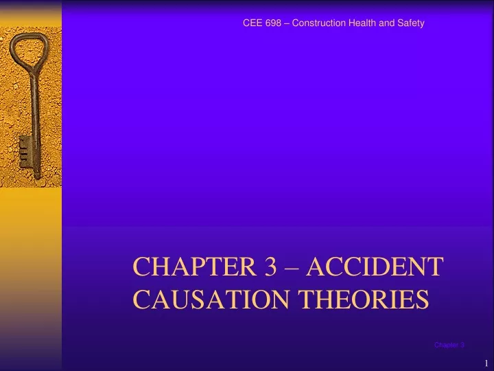 chapter 3 accident causation theories