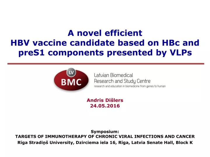 a novel efficient hbv vaccine candidate based