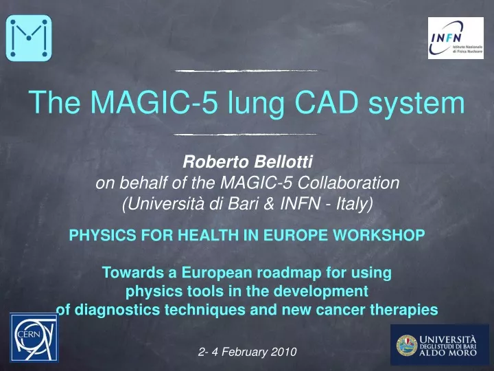 the magic 5 lung cad system