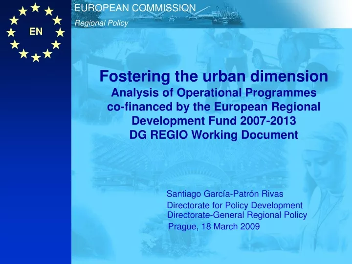 fostering the urban dimension analysis