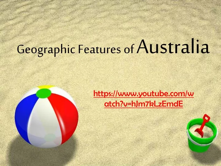 geographic features of australia