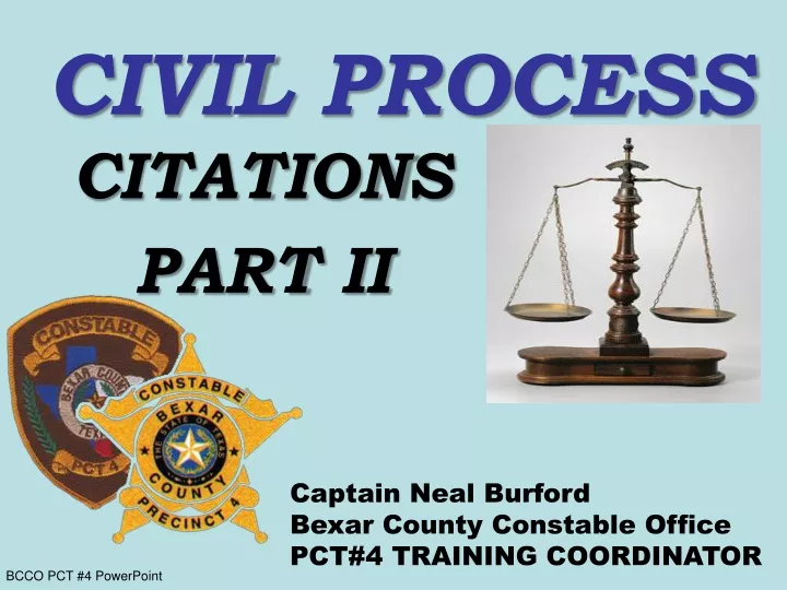 civil process