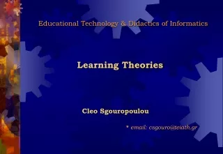 Educational Technology &amp; Didactics of Informatics