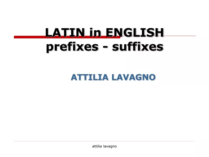 latin in english prefixes suffixes