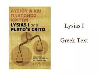 Lysias I Greek Text