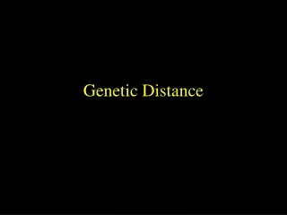 Genetic Distance
