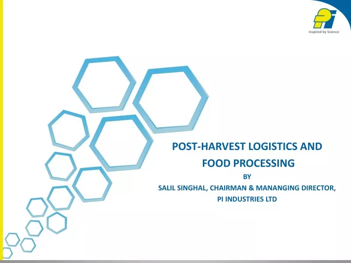 post harvest logistics and food processing