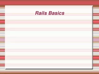 Rails Basics