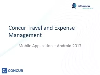 Concur Travel and Expense Management