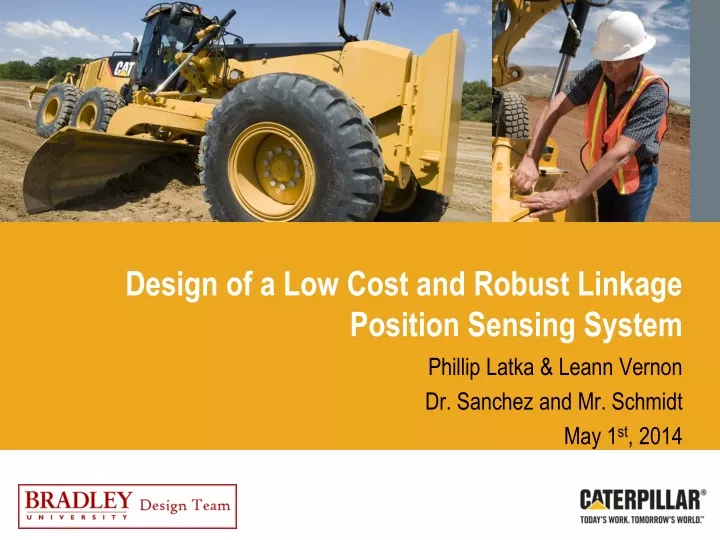 design of a low cost and robust linkage position sensing system