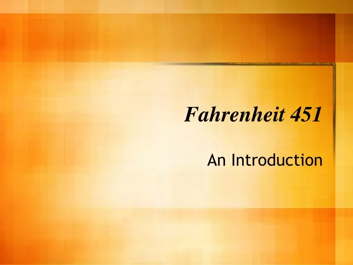 fahrenheit 451