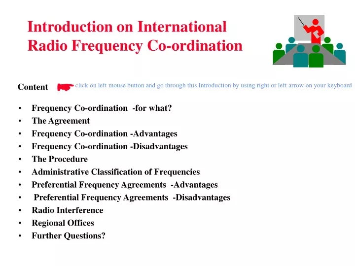 introduction on international radio frequency