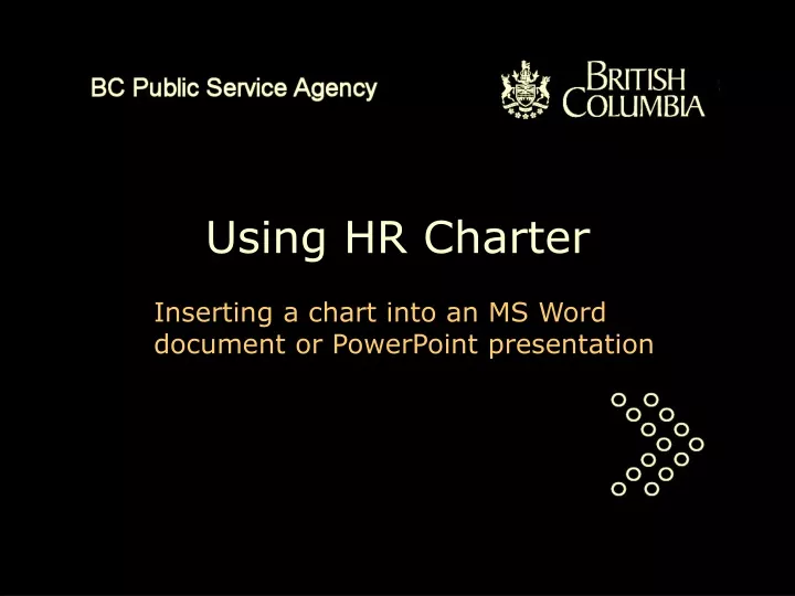 using hr charter