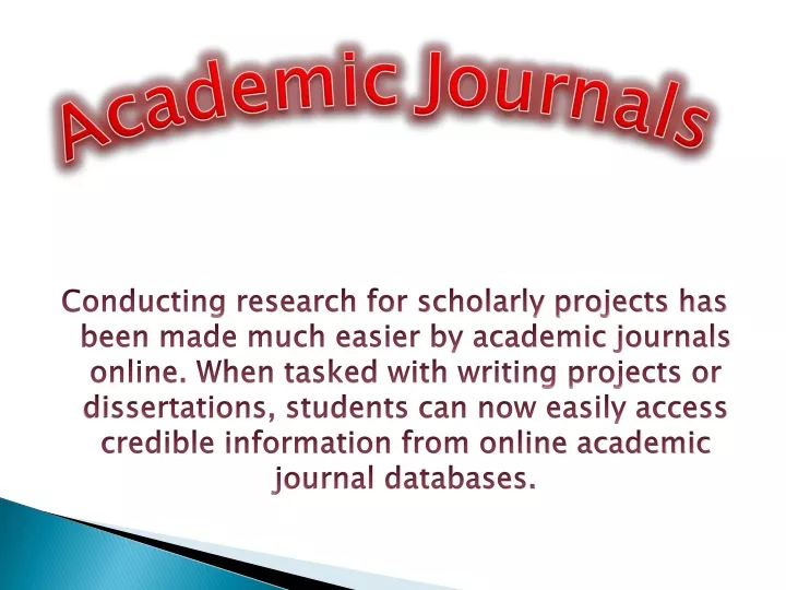 academic journals